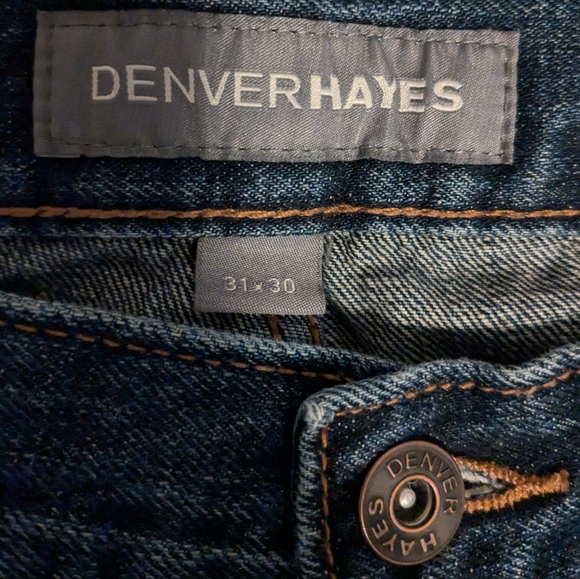 🐿️ Denver hayes : Men's Dark blue Jeans Size 31x30 - Picture 4 of 9